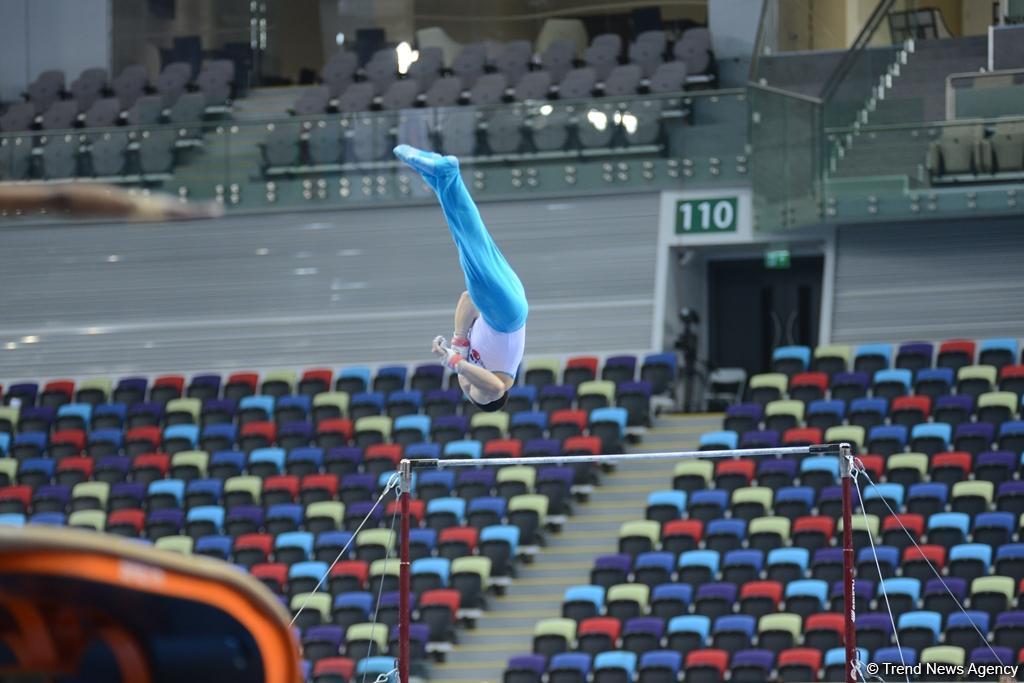 Baku 2017: Artistic gymnastics podium training underway (PHOTOS)