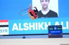 В рамках IV Игр исламской солидарности в Баку стартовали соревнования по художественной гимнастике (ФОТО)