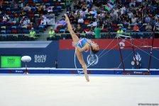В рамках IV Игр исламской солидарности в Баку стартовали соревнования по художественной гимнастике (ФОТО) - Gallery Thumbnail