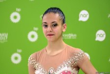 В рамках IV Игр исламской солидарности в Баку стартовали соревнования по художественной гимнастике (ФОТО) - Gallery Thumbnail