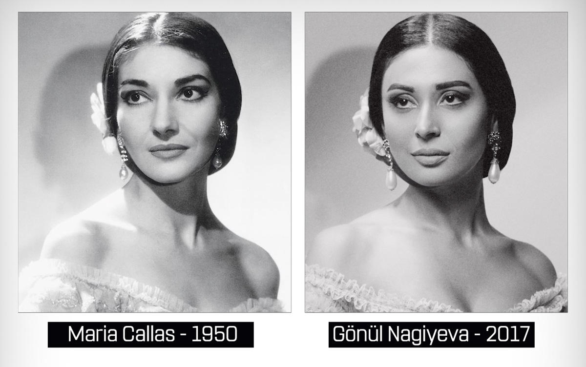 Точь-в-точь! Кенуль Нагиева преобразилась в легендарных красавиц 30-50-х годов (ФОТО/ВИДЕО)