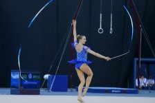 Сборная Азербайджана по художественной гимнастике - золотые медалистки Исламиады
