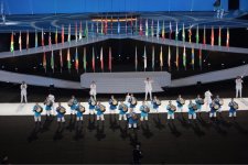 Bakü'de 4. İslami Dayanışma Oyunları'nın açılış töreni gerçekleşti (Görüntü)