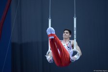 В рамках IV Игр исламской солидарности в Баку стартовали соревнования по спортивной гимнастике (ФОТО) - Gallery Thumbnail