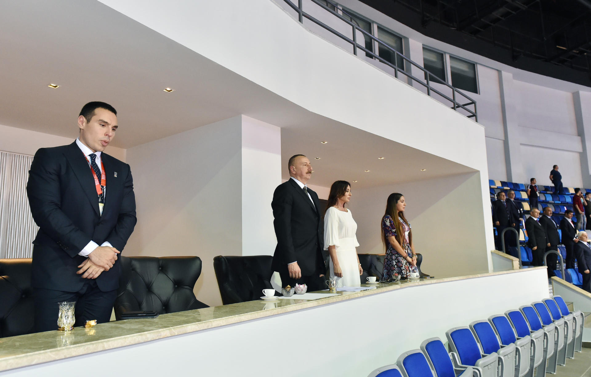Prezident İlham Əliyev IV İslam Həmrəyliyi Oyunlarında cüdoçuların mükafatlandırma mərasimində iştirak edib (VİDEO)