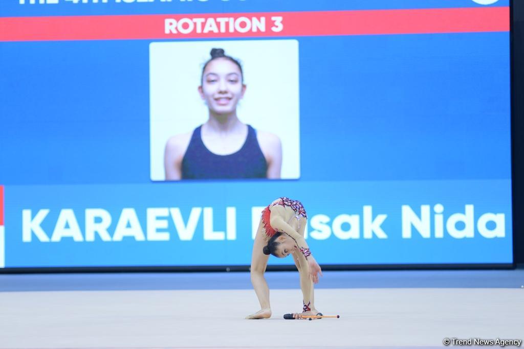 Bakı-2017: Bədii gimnastika yarışlarının ikinci günü başladı (FOTO)