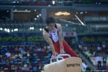 Мужская сборная Азербайджана по спортивной гимнастике выиграла "серебро" Исламиады (ФОТО) - Gallery Thumbnail