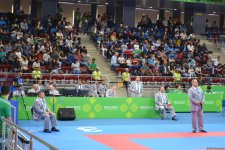 IV İslam Həmrəyliyi Oyunları çərçivəsində karate üzrə yarışlar keçirilir (FOTOREPORTAJ)