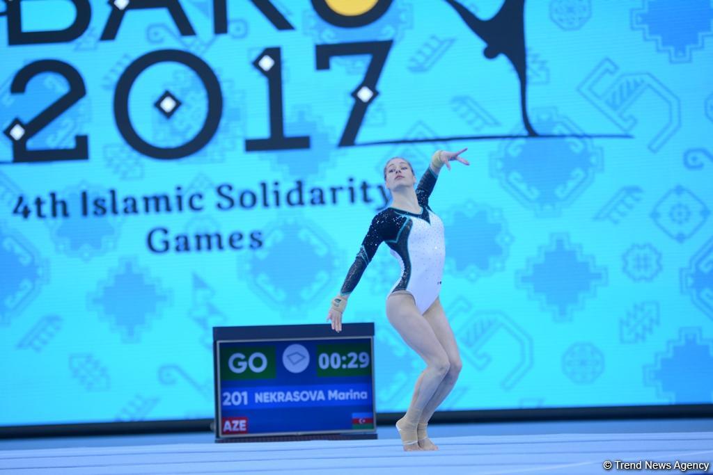 Azerbaijan's artistic gymnastics team wins gold at Baku 2017 (PHOTO)