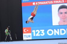 В рамках IV Игр исламской солидарности в Баку стартовали финалы по спортивной гимнастике  (ФОТО)