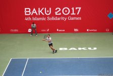 IV İslam Həmrəyliyi Oyunları çərçivəsində tennis üzrə yarışmalar keçirilir (FOTOREPORTAJ)