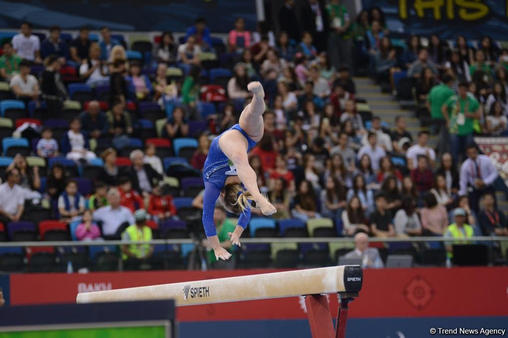 Спортивные гимнасты Азербайджана - финалисты болгарского этапа Кубка мира
