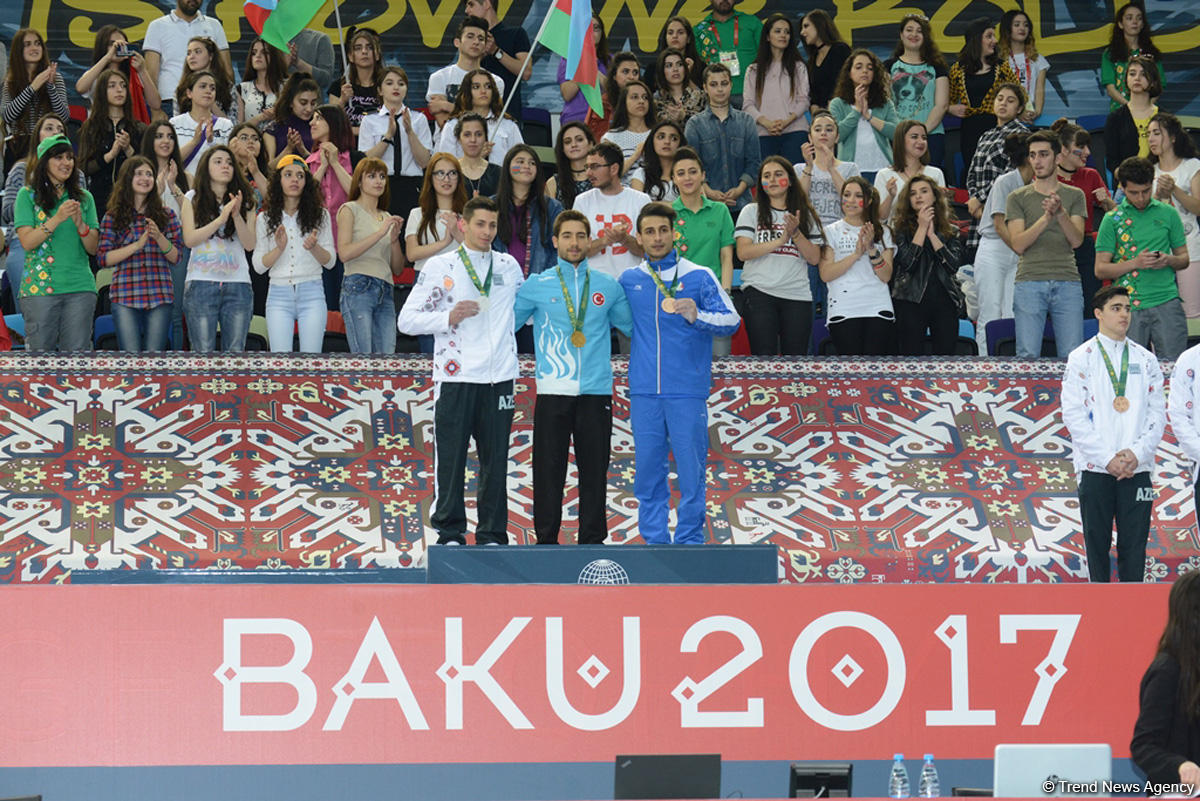Состоялась церемония награждения победителей индивидуальных соревнований по спортивной гимнастике в рамках Исламиады (ФОТО)