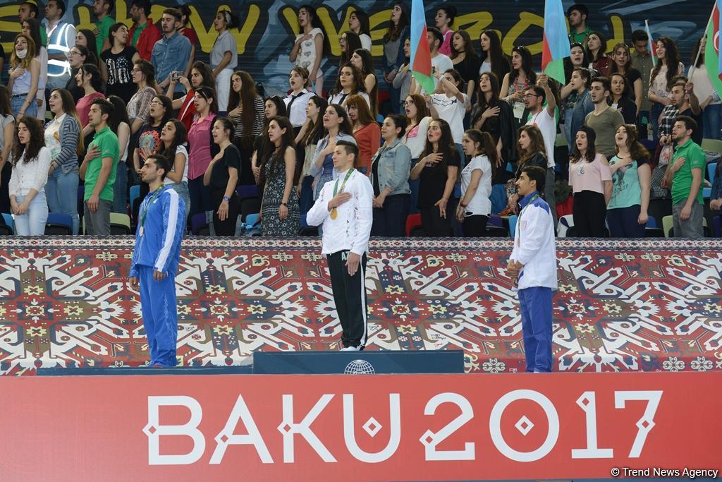 Состоялась церемония награждения победителей индивидуальных соревнований по спортивной гимнастике в рамках Исламиады (ФОТО - Gallery Image