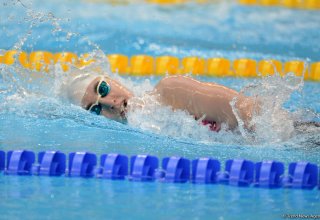 Azerbaijani women’s swimming team grabs bronze at Baku 2017