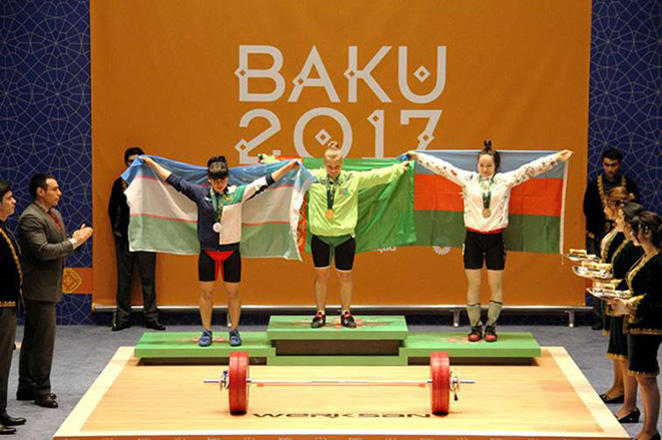 Туркменские тяжёлоатлеты завоевали золотую и серебряную медали IV Игр исламской солидарности