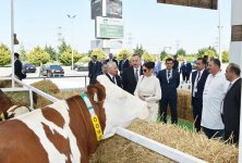 Azerbaijani president, first lady view World Food Azerbaijan, CaspianAgro exhibitions (PHOTO)