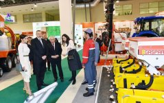 Azerbaijani president, first lady view World Food Azerbaijan, CaspianAgro exhibitions (PHOTO)