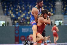Баку-2017: Продолжаются соревнования по греко-римской борьбе (ФОТОРЕПОРТАЖ)