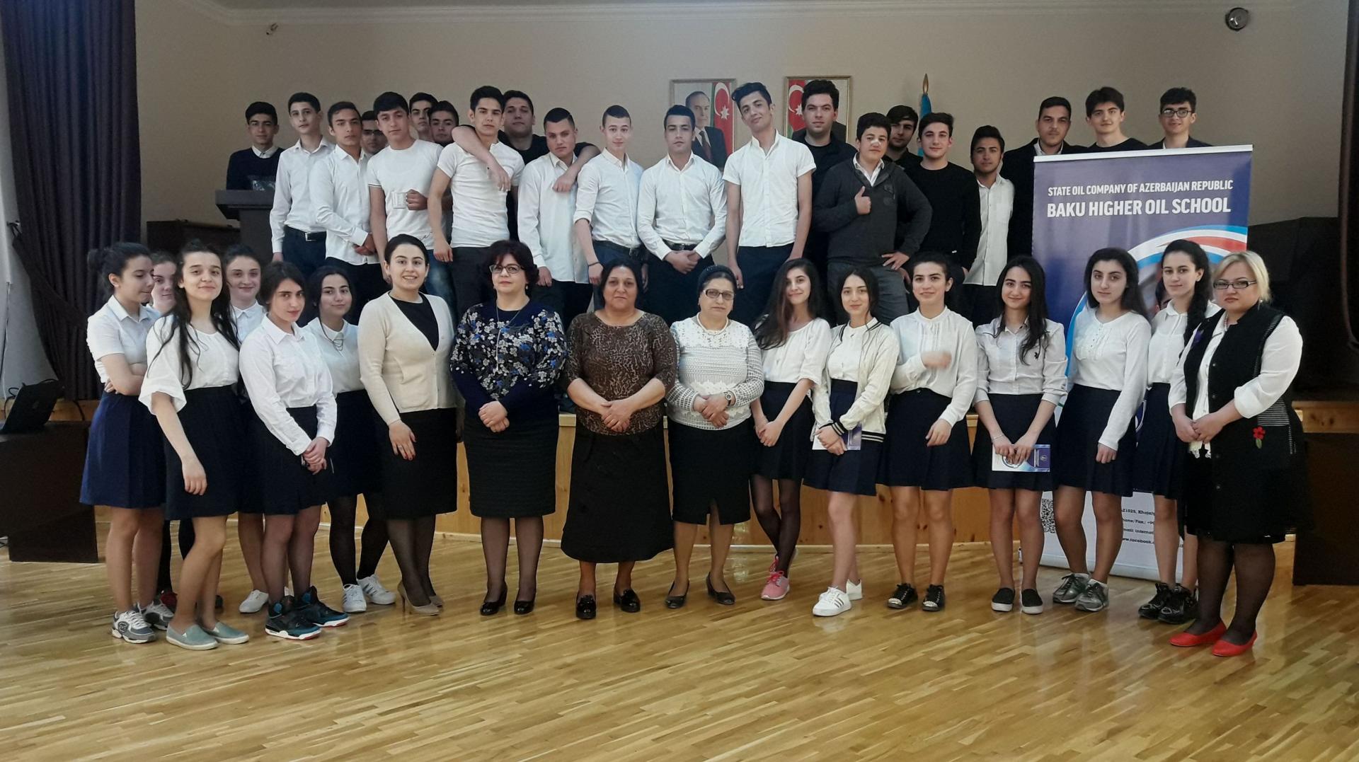 Презентации Бакинской Высшей Школы Нефти  для старшеклассников успешно завершены (ФОТО) - Gallery Image