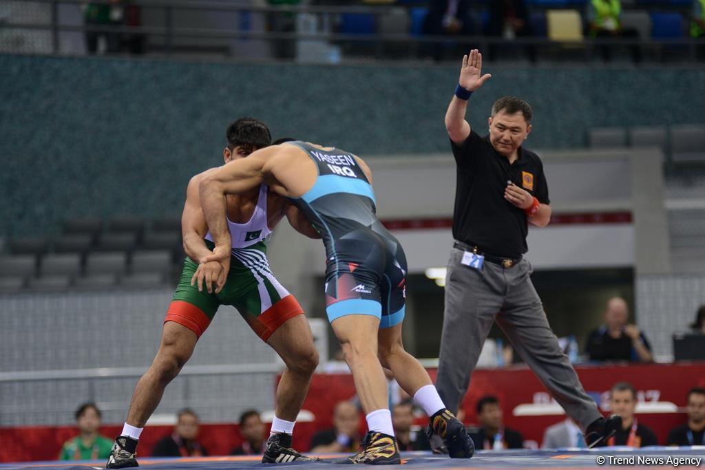 Wrestling at Baku 2017 in photos