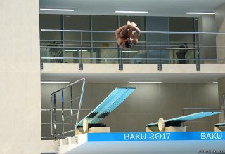 Azerbaijani diver wins gold at Baku 2017