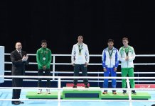 Ilham Aliyev presents medals to boxing winners at Baku 2017 (VIDEO) (PHOTO)