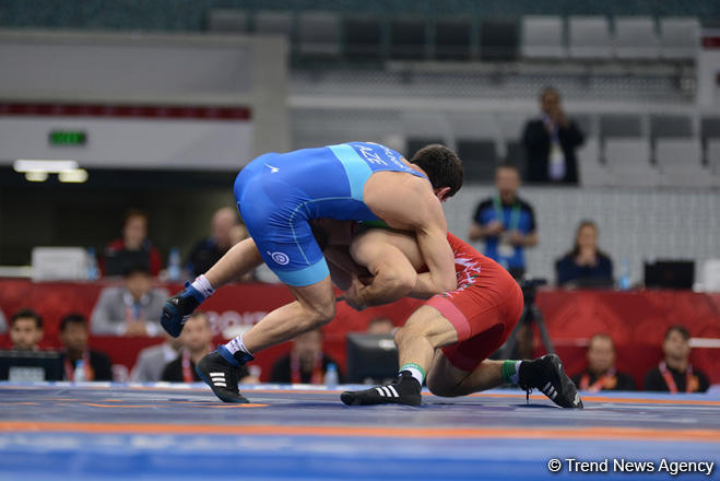 Баку- 2017: Азербайджанский спортсмен будет бороться за бронзовую медаль