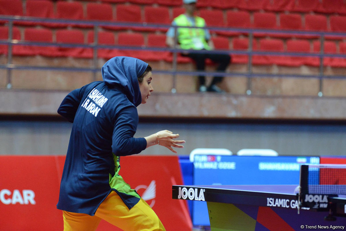IV İslam Həmrəyliyi Oyunları çərçivəsində stolüstü tennis yarışları keçirilir (FOTOREPORTAJ)