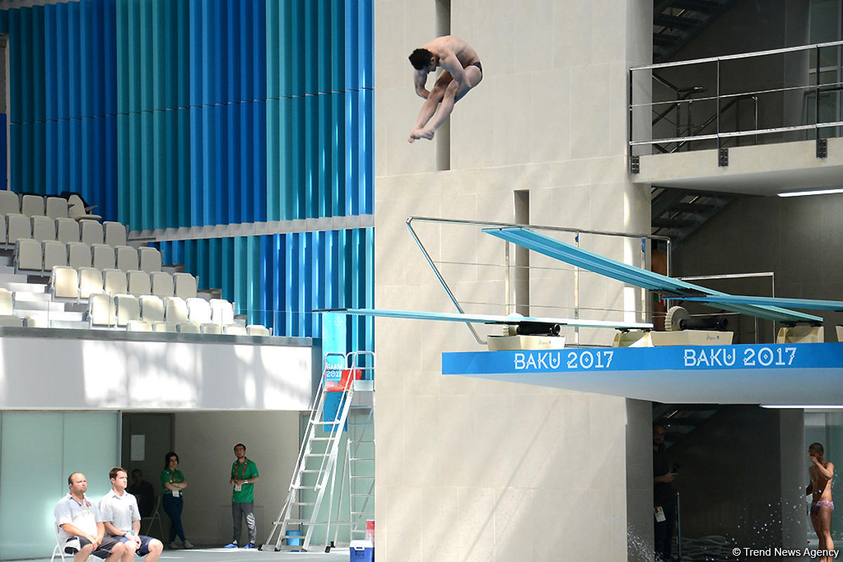 В рамках IV Игр исламской солидарности проходят соревнования по прыжкам в воду (ФОТОРЕПОРТАЖ)