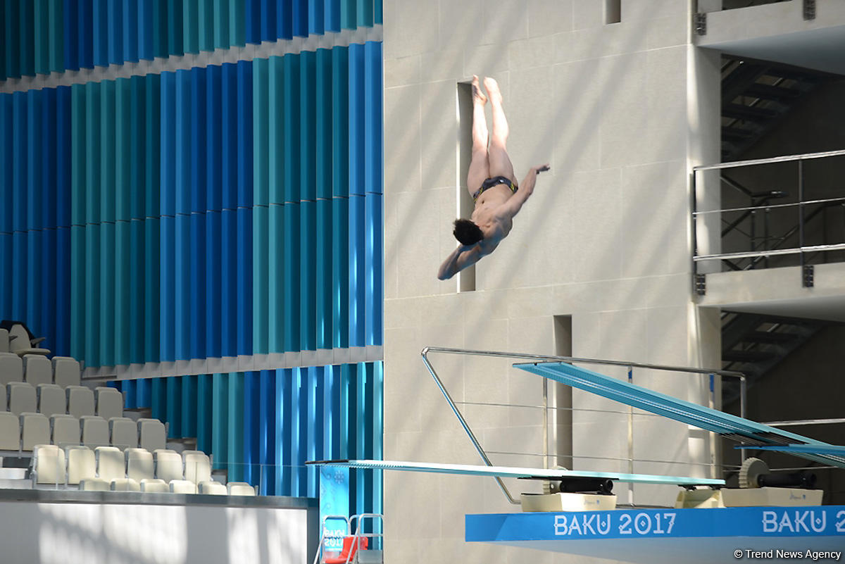 Baku 2017 diving competitions as caught on camera