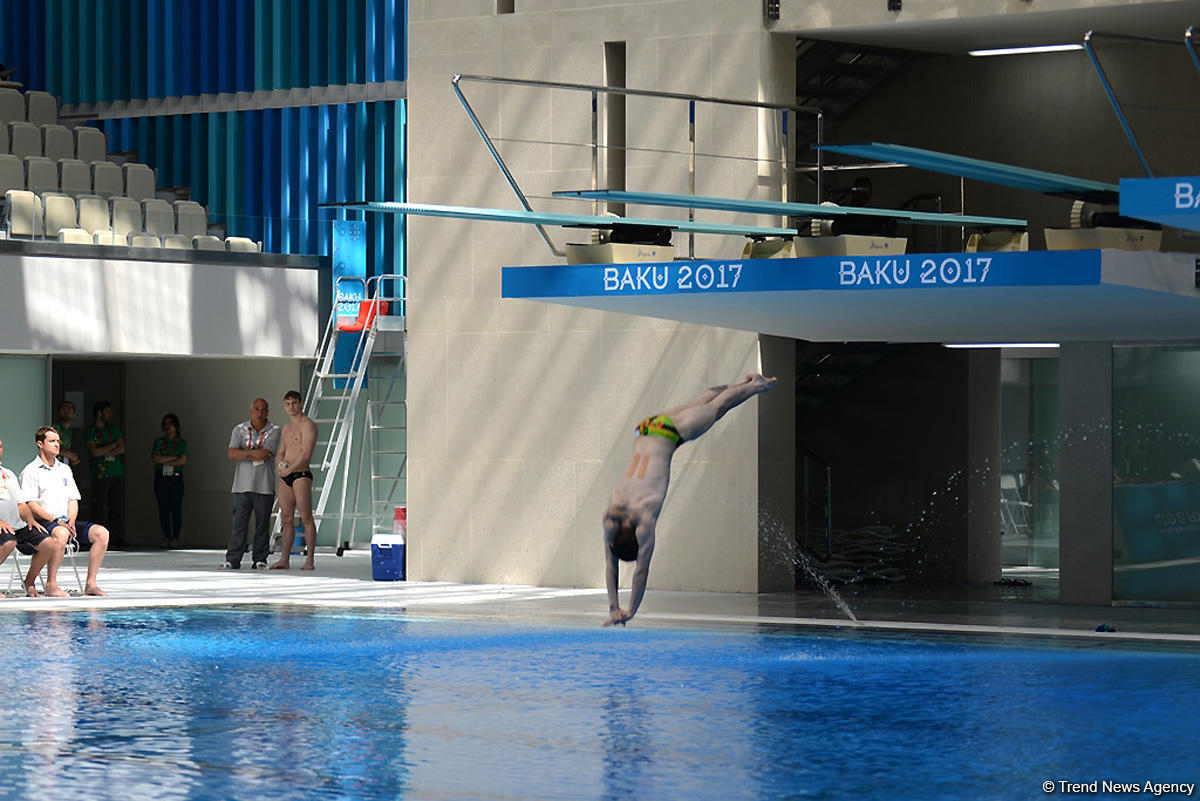 Baku 2017 diving competitions as caught on camera