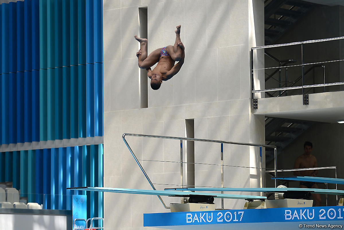 Baku 2017 diving competitions as caught on camera