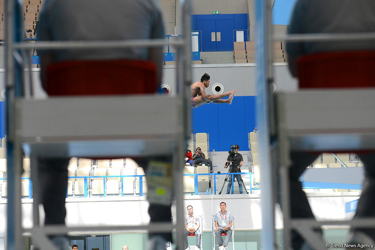 Baku 2017 diving competitions as caught on camera