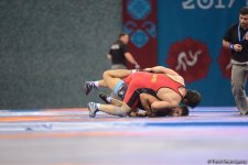 Bakı-2017: Sərbəst güləşçilərin mübarizəsi davam edir (FOTOREPORTAJ)