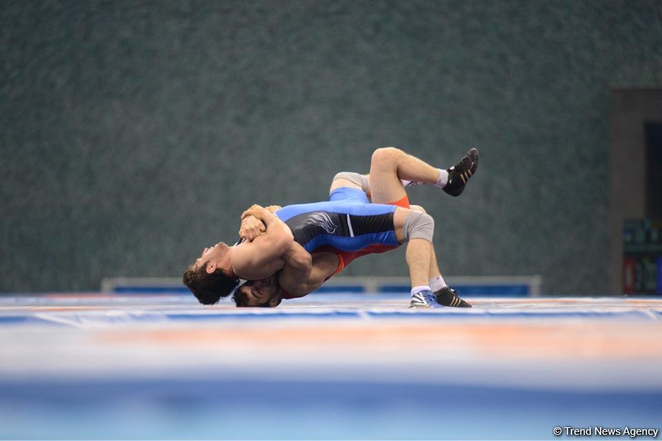 Азербайджанские спортсмены выступили на соревнованиях по борьбе Олимпиады в Токио (Обновлено)