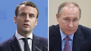 Путин и Макрон обсудили содействие возвращению беженцев в Сирию