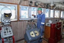 В Азербайджане ремонтируется российское судно (ФОТО)