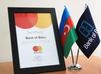 "Bank of Baku" nağdsız əməliyyat sayına görə lider bank olub (FOTO)
