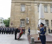 Президент Ильхам Алиев  посетил памятник, воздвигнутый в честь Азербайджанской Демократической Республики (ФОТО) - Gallery Thumbnail