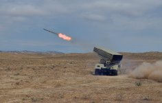 Rocket, artillery units of Azerbaijani army hold live-fire drills (PHOTO, VIDEO)