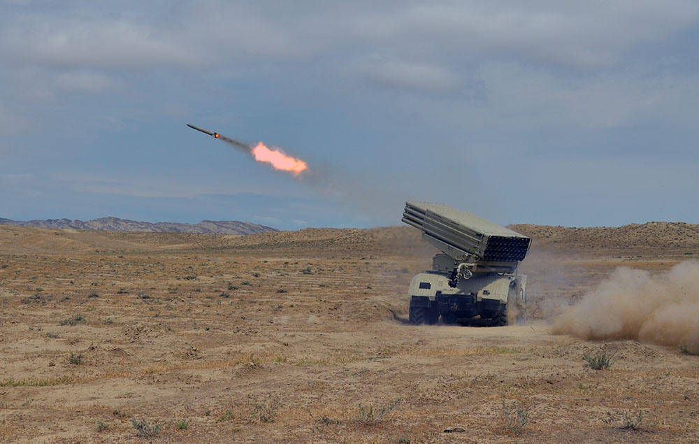 Rocket, artillery units of Azerbaijani army hold live-fire drills (PHOTO, VIDEO)