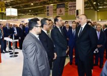 Президент Ильхам Алиев и Первая леди Мехрибан Алиева приняли участие в открытии ХХIV Международной выставки и конференции "Нефть и газ Каспия-2017" (ФОТО) - Gallery Thumbnail