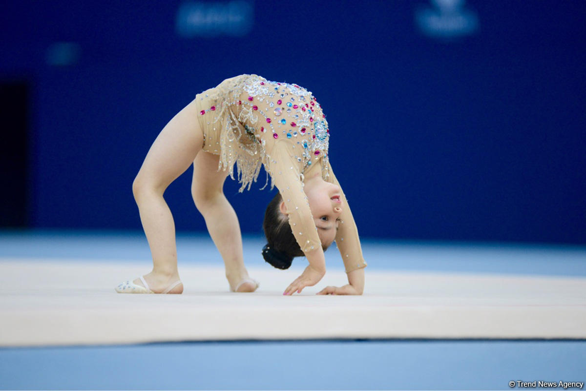 Uşaqların Beynəlxalq Müdafiəsi Gününə həsr olunmuş bədii gimnastika yarışına start verilib (FOTO)