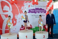 Bədii gimnastika üzrə "Nar şahzadəsi" və Göyçay Açıq birinciliyinə start verilib (FOTO)