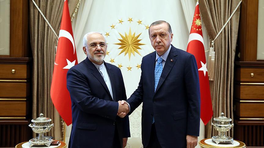 Türkiyə Prezidenti İranın xarici işlər nazirini qəbul edib