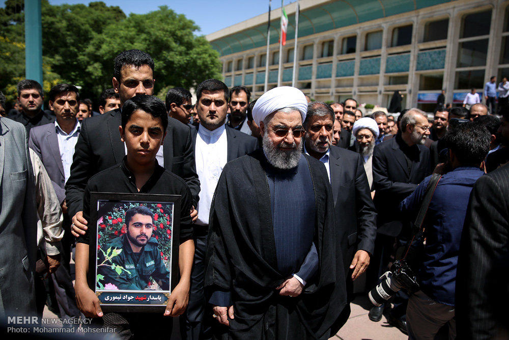 Rouhani says terrorists target Iran’s democracy