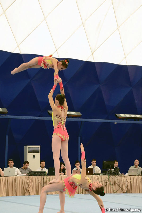 Day 2 of artistic, acrobatic gymnastics events kicks off in Baku (PHOTO)