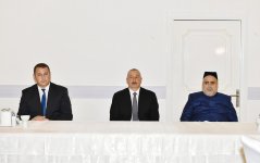 Президент Ильхам Алиев принял участие в церемонии сороковин видного ученого, академика Рафиги Алиевой (ФОТО)