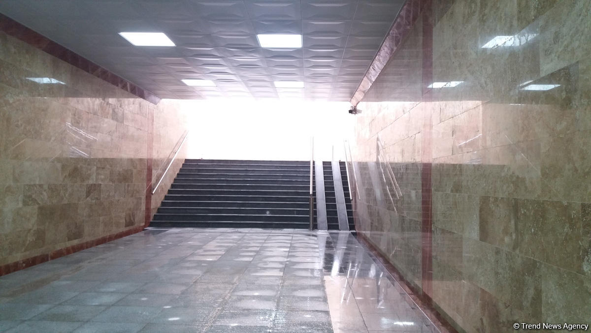 Открылся подземный пешеходный переход на одном из проспектов Баку (ФОТО)
